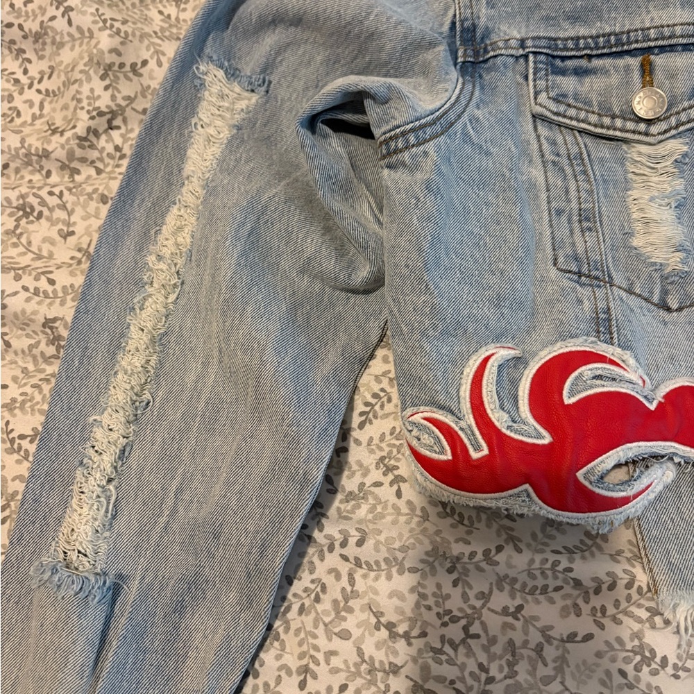 AKIRA Light Blue Denim Jacket - Picture 5 of 5